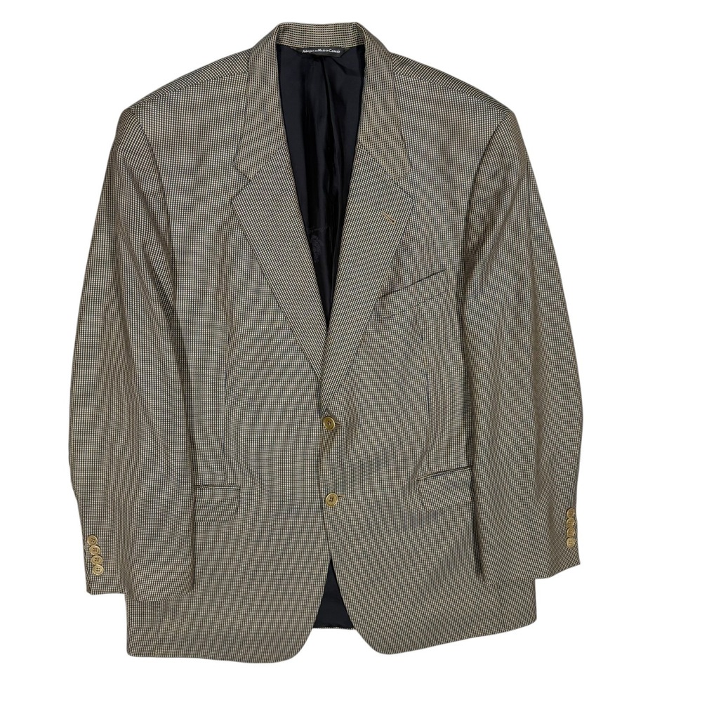 Warren K Cook Coppley Blazer Textured Wool Sport Coat 42L